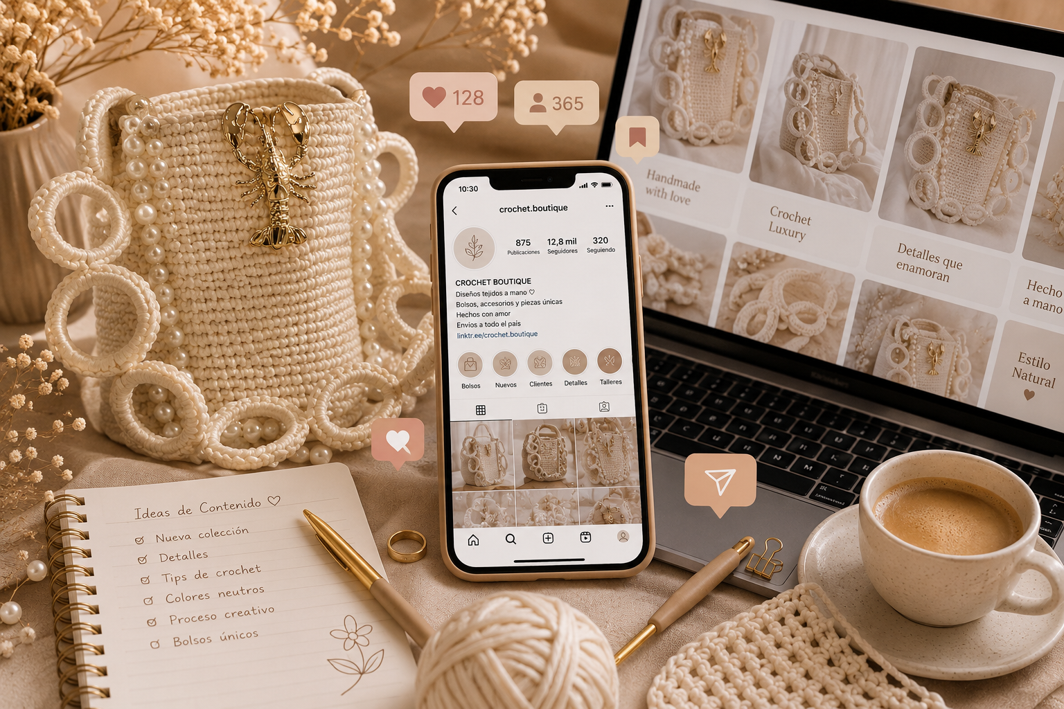 Ebook Bolsos Crochet Boutique | Diseños Premium para Vender y Destacar
